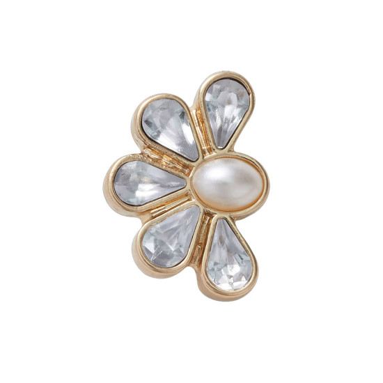 Crocs Jibbitz™ charms Half Gem Floral with Pearl
